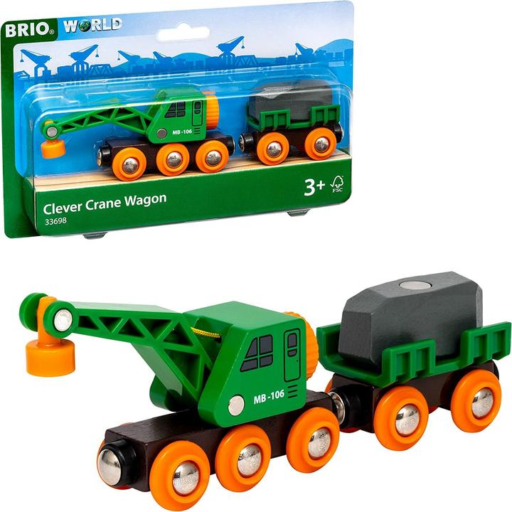 Image du produit Brio Camion-grue avec remorque