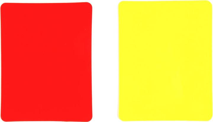 Actual product image Gladiatorfit Yellow / red card for the referee