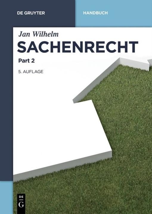 Produktbild Sachenrecht (Deutsch, Jan Wilhelm, 2017)