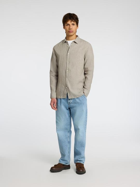 Actual product image Slhregkylian-Linen Shirt Ls Classic Noos (XL)