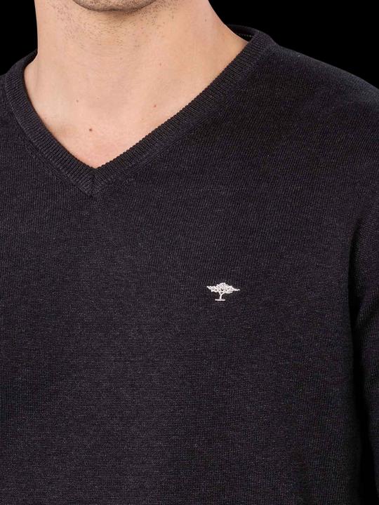 Image du produit Fynch-Hatton V-Neck Sweater charcoal (L)