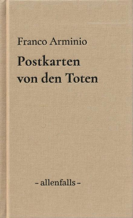 Image du produit Postkarten von den Toten (Allemand, Franco Arminio, 2020)