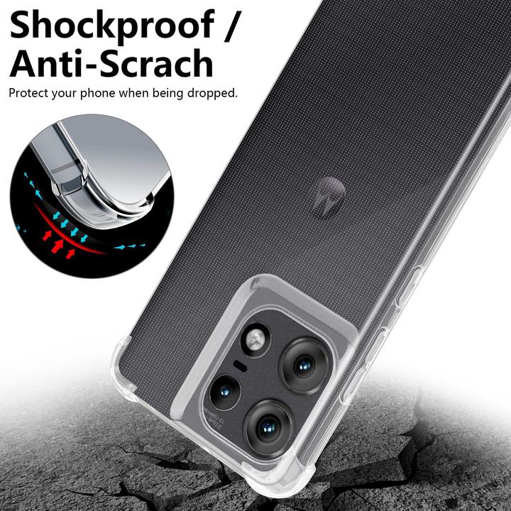Produktbild Cadorabo Hülle für Motorola Moto Edge 50 Pro Slim TPU Schutz (Motorola Edge 50 Pro)