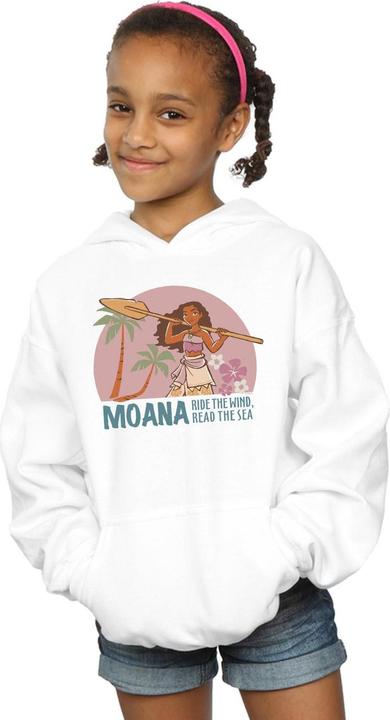 Immagine prodotto Disney Moana Read The Sea Felpa con Cappuccio Ragazze (152, 158)