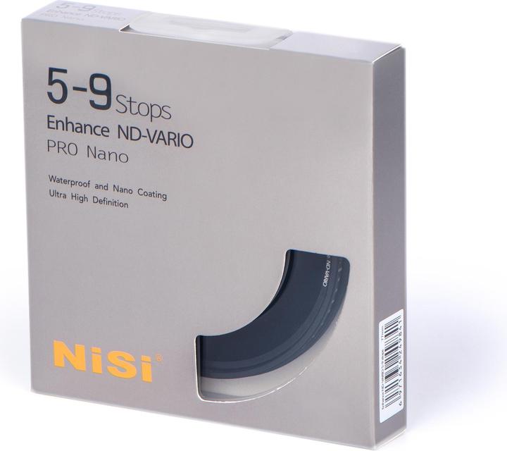 Actual product image Nisi Gray filter Vario Enhanced Pro Nano 5-9 stops 52 mm (52 mm, Neutral density filter)