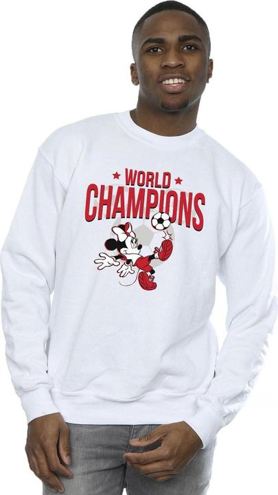 Actual product image Disney Mens Minnie Mouse World Champions Sweatshirt (L)