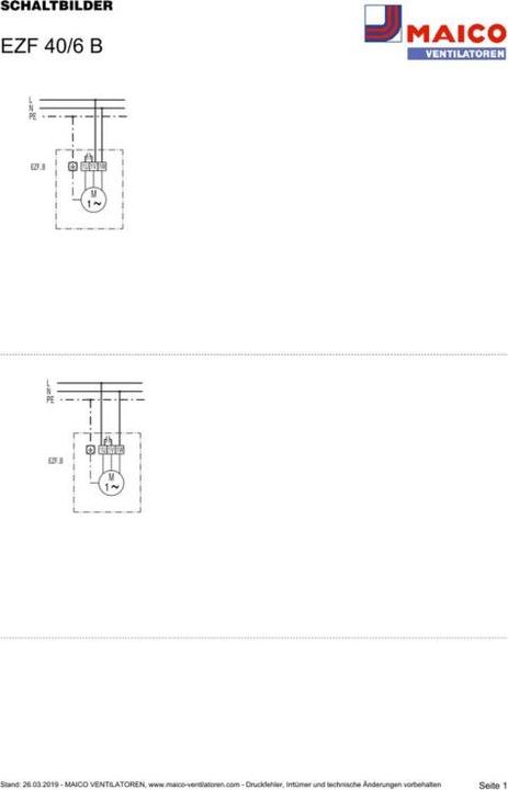 Image du produit Maico MAI EZF 40/6 B Ventilateur encastré dans le mur