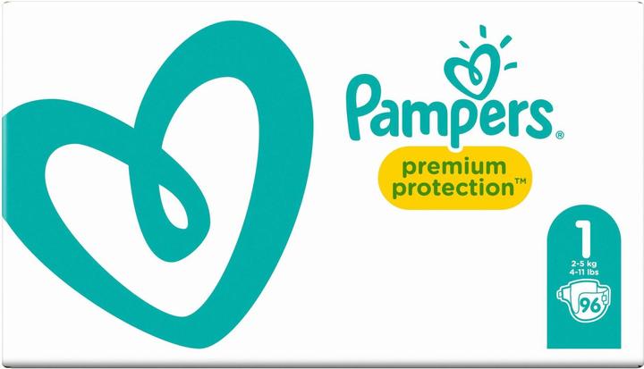 Image du produit Pampers Protection premium (Taille 1, Pack semi-mensuel, 96 pièce(s))