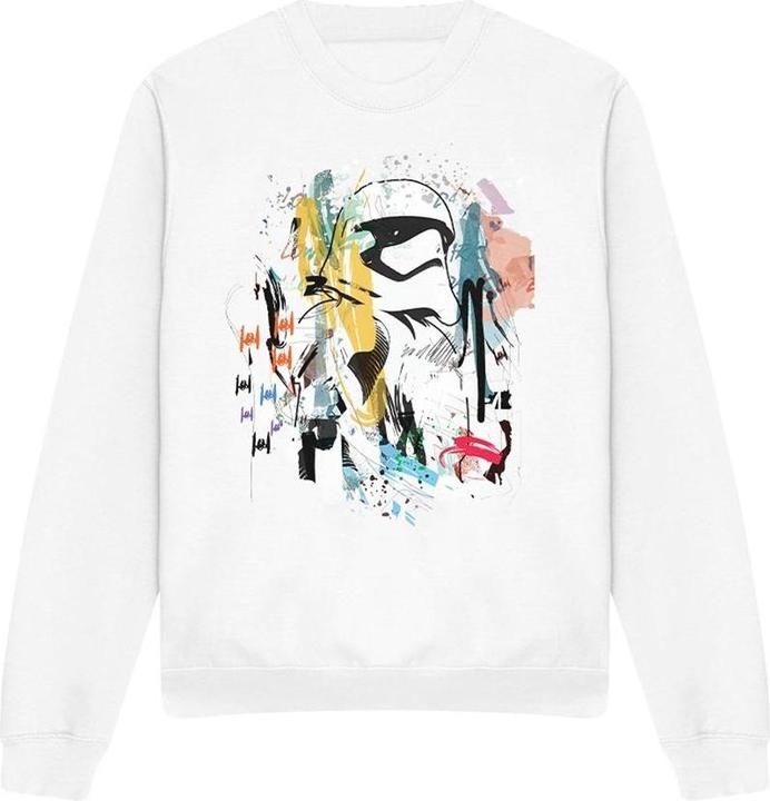 Actual product image Star Wars Unisex Adult Stormtrooper Abstract Sweatshirt (XXL)