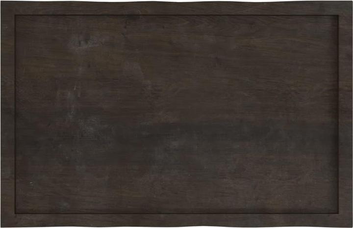 Image du produit VidaXL Tischplatte 100x60x6 cm Massivholz Eiche Behandelt (100 x 60 x 6 cm)