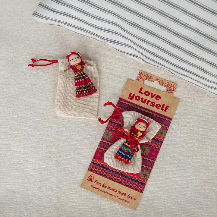 Actual product image Rex London worry doll with bag