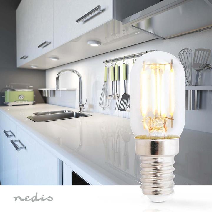 Produktbild Nedis Kühlschranklampe | LED | E14 | 1.5 W | T22 (E14, 1.50 W, 100 lm, 1 x, G)