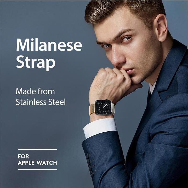 Actual product image Dux Ducis Milanese Pro Armband (41 mm, 38 mm, 40 mm, Stainless steel)