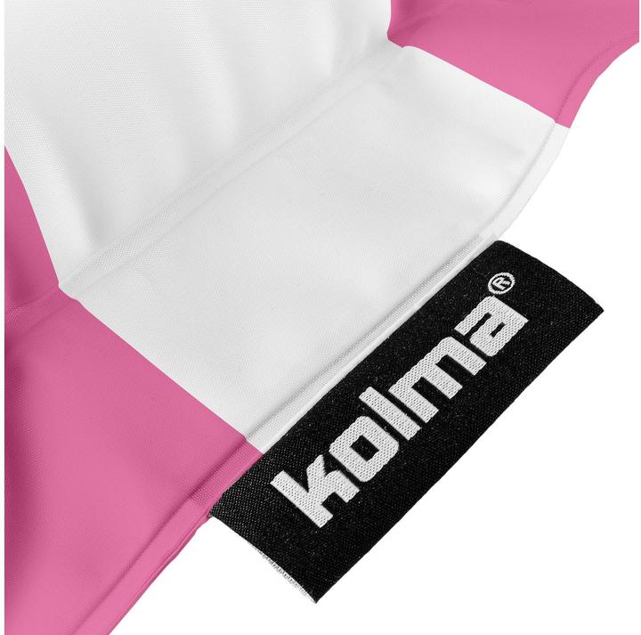 Actual product image Kolma air mattress Stripy Flamingo/White