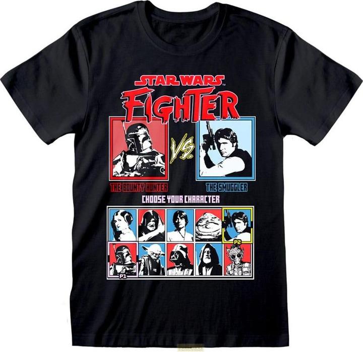 Heroes Inc Star Wars T-Shirt Vs Screen Black Grösse L (L)