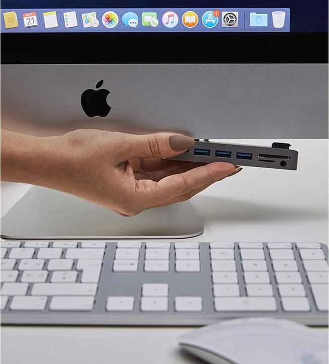 Actual product image LMP Attach Dock Pro 10 Port SG,Mini-DP,HDMI (USB-C, 7 Ports)
