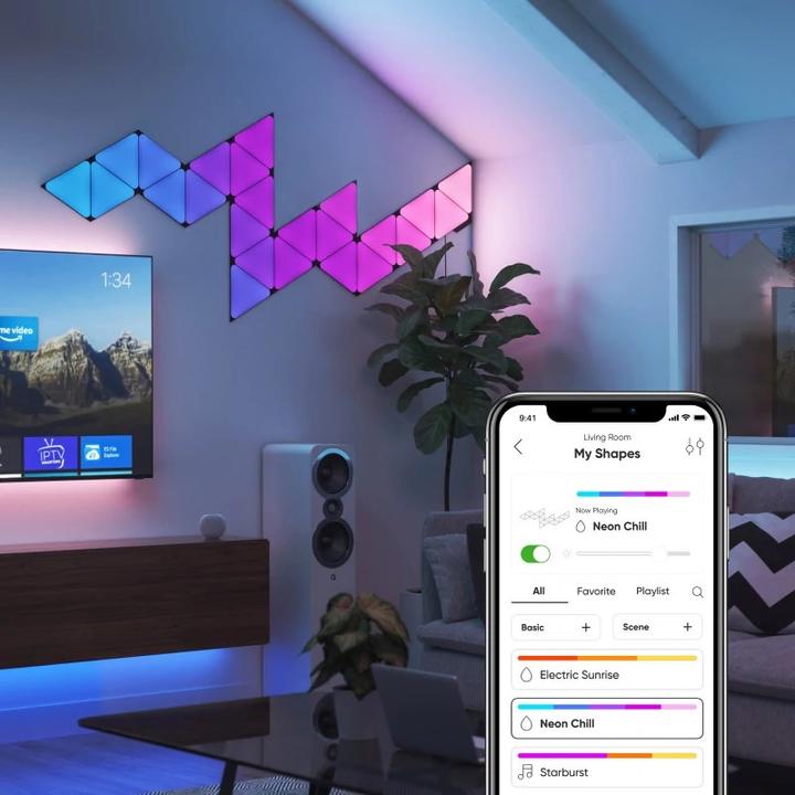 Actual product image Nanoleaf Shapes