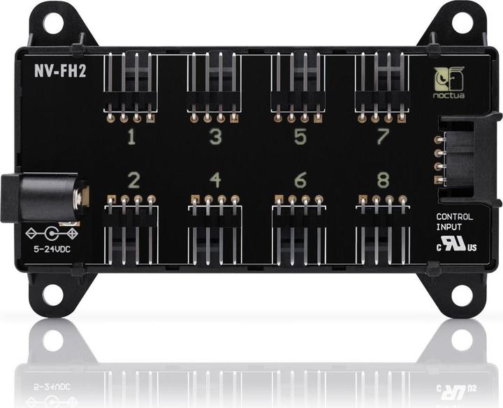 Actual product image Noctua NV-FH2 8-port Fan Hub (black) (8 Fan)