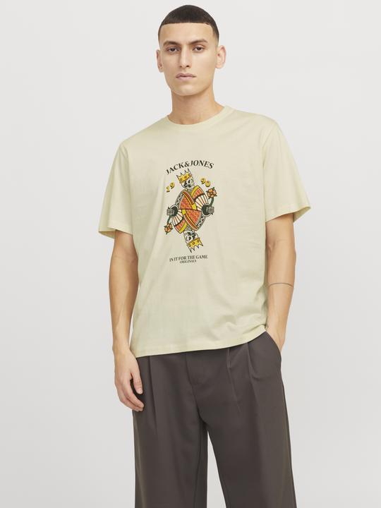 Actual product image Jack & Jones Joranatomy Skull Tee Ss Crew Neck Ln (L)