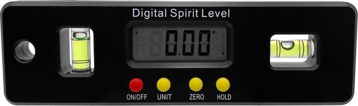 Actual product image Paulimot Winkelmesser digital mit integrierter Wasserwaage, 150 mm