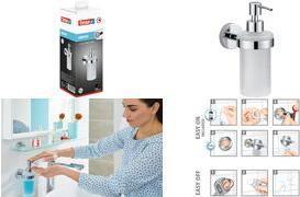 Actual product image tesa SMOOZ soap dispenser incl. adhesive solution without drilling