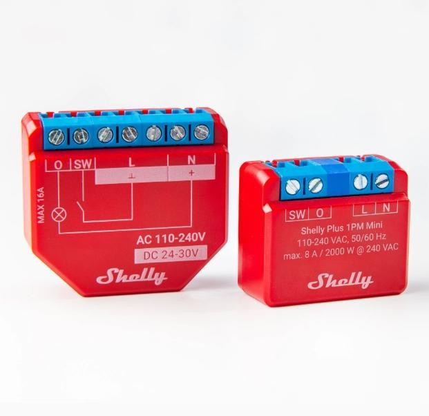 Actual product image Shelly Plus 1PM Mini (Switch actuator)