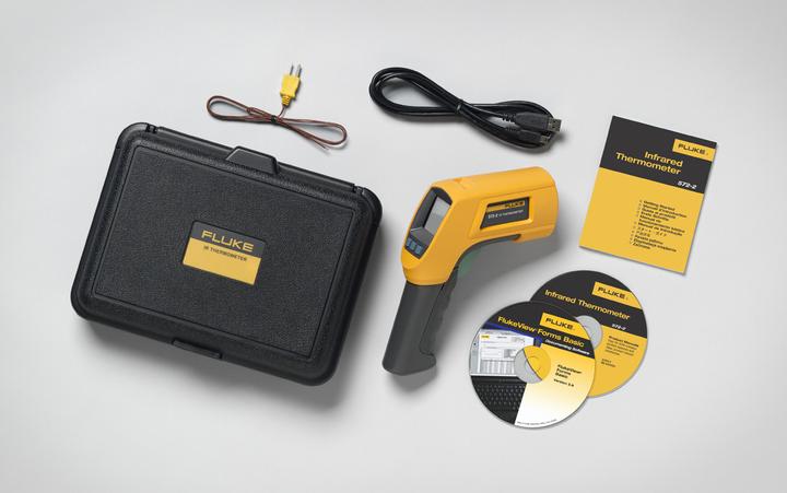 Image du produit Fluke Thermomètre infrarouge 572-2 Optique 60:1 -3