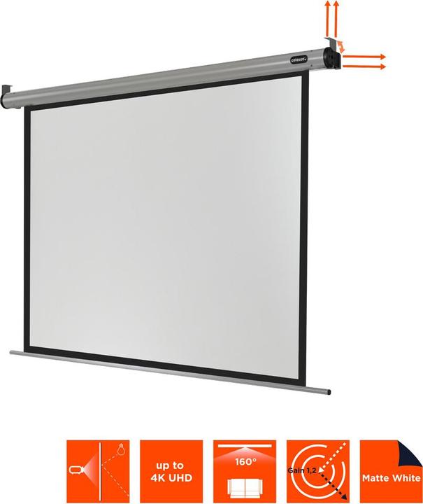 Produktbild Celexon Home Cinema electric screen - Leinwand - Deckenmontage möglich, geeignet für Wan (78.74", 4:3)