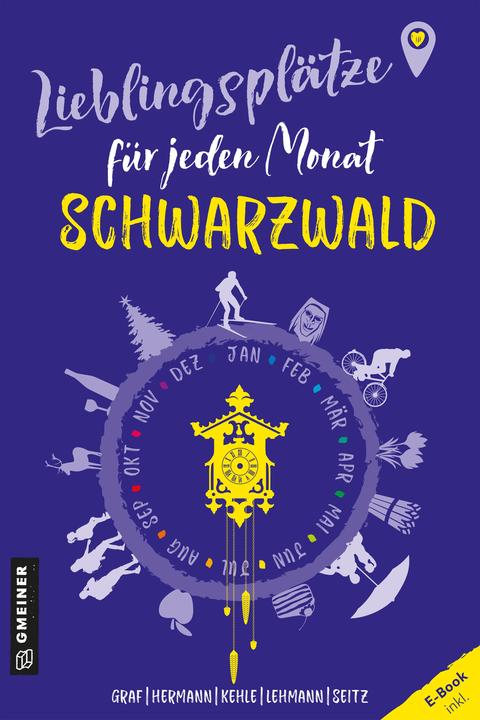 Immagine prodotto Lieblingsplätze für jeden Monat - Schwarzwald (Tedesco, Astrid Lehmann, Gola di Mattia, Edi Conte, Dagmar Seitz, Birgit Herman, 2024)