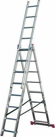 Produktbild Krause Vielzweckleiter CORDA alu 3x 10 Sprossen, H: 280,0 cm (Mehrzweckleiter)