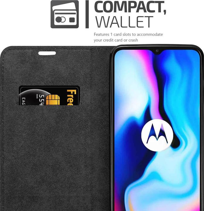Productafbeelding Cadorabo Boek Onzichtbare Magneethoes (Motorola Moto E7 Plus)