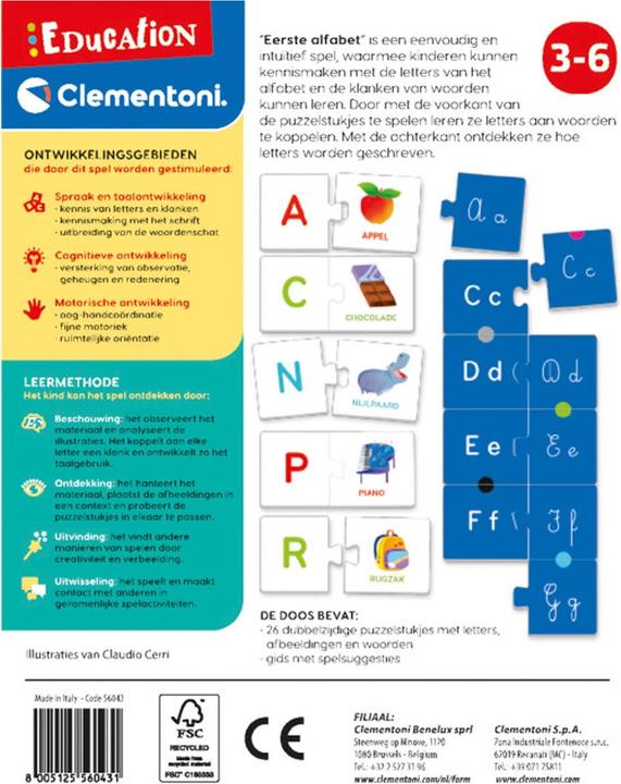 Produktbild Clementoni Education - Erstes Alphabet