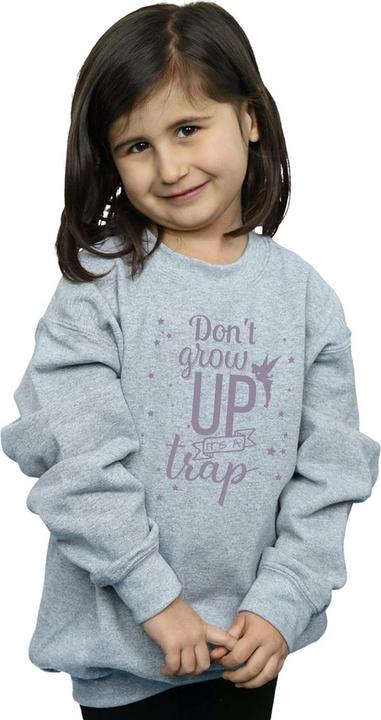 Actual product image Disney Girls Tinker Bell Don't Grow Up Sweatshirt (128)