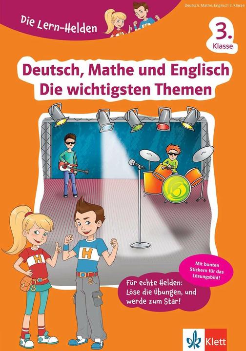 Immagine prodotto Die Lern-Helden Deutsch, Mathe und Englisch - Die wichtigsten Themen 3. Kl (Tedesco, 2018)