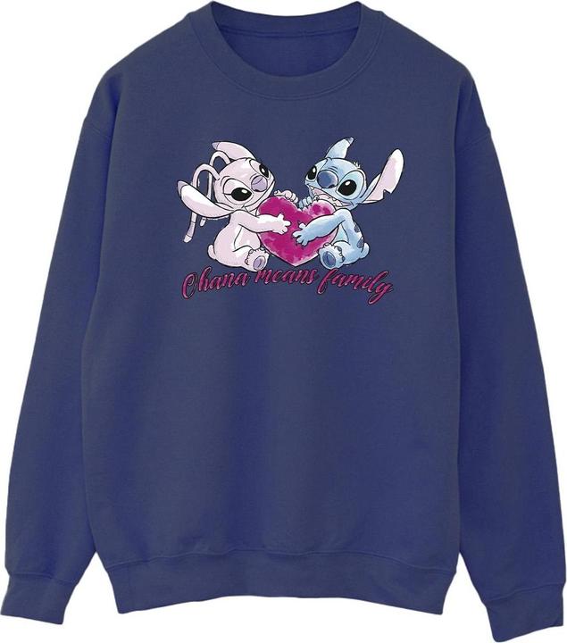 Immagine prodotto Disney Lilo And Stitch Ohana Heart With Angel Felpa Uomo (S)