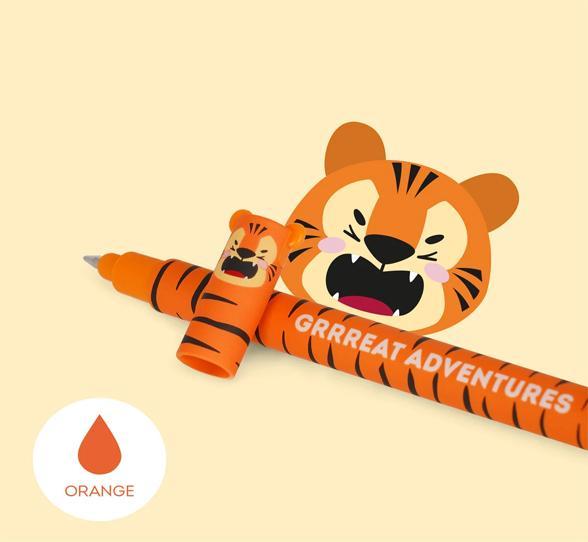 Actual product image Legami Tiger roller gel pen (Orange)