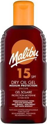 Malibu Dry Oil Gel SPF15 - Waterproof Oil Gel for Sunscreen 200ml (Sonnencreme, SPF 15, 200 ml)