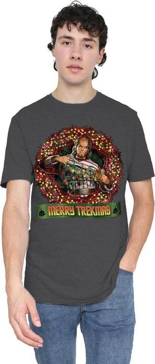 Produktbild Merry Trekmas TShirt weihnachtliches Design (L)