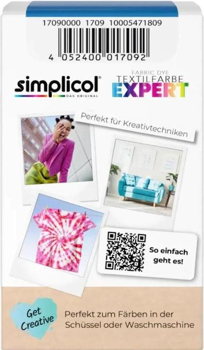 Immagine prodotto Simplicol Esperto di colori tessili (Blu genziana, 150 ml)