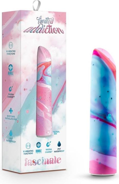 Actual product image Blush Limited Addiction Fascinate Power Bullet Vibe Peach