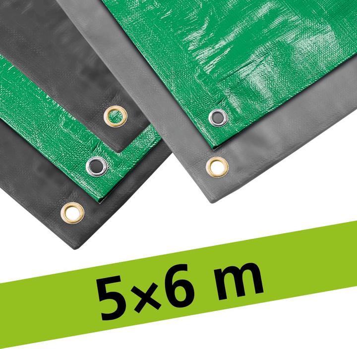 Image du produit Keller Fahnen Allzweckblachen 5x6 m PVC grau 450 g/m2 (600 x 500 cm)