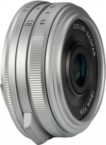 Actual product image Voigtländer Colour-Skopar 18mm / 2.8 asph. silver (Fujifilm X, APS-C / DX)