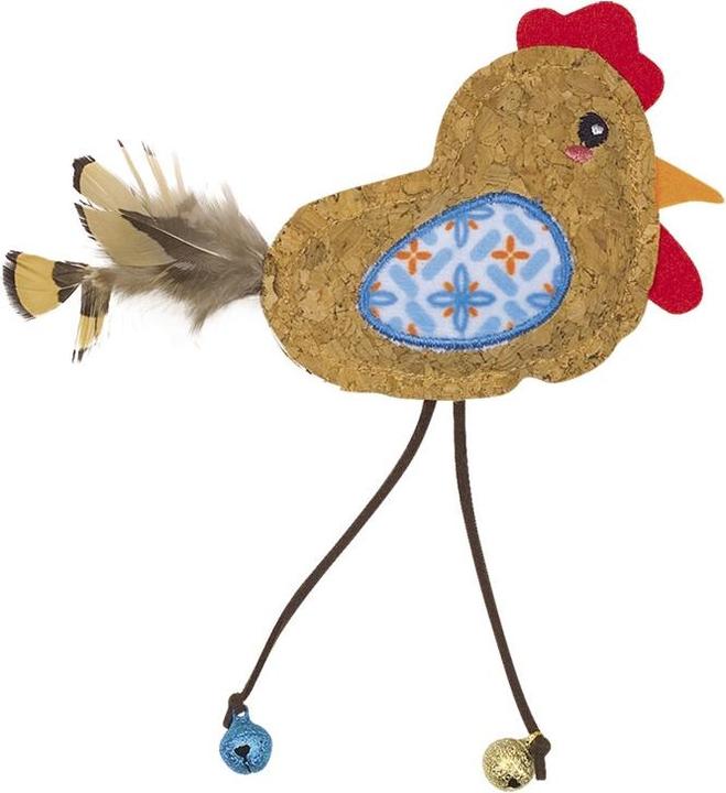 Actual product image Nobby Cork bird with catnip