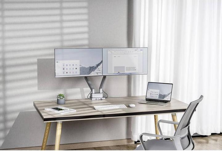 Actual product image SpeaKa Professional SP-MM-800 2-way monitor desk mount 43.2cm (17/ ) - 81.3cm (32/ ) Integrated (Table, 32.01")