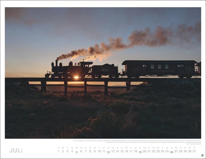 Produktbild Heye Eisenbahn-Romantik Posterkalender 2026 (44 x 34 cm, Harter Einband, Deutsch)