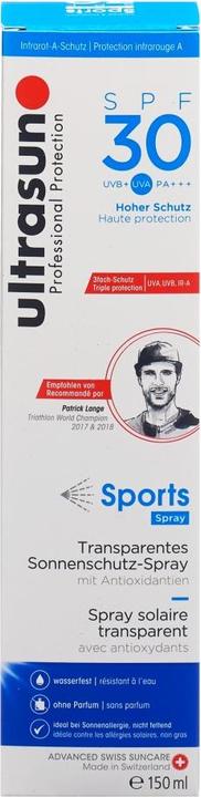 Produktbild Ultrasun Sports Spray (Sonnenspray, SPF 30, 150 ml, 150 g)