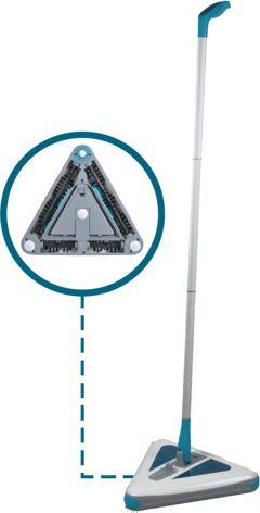 Actual product image Camry CR 7019 Stick Vacuum Cleaner / Electric Broom Bagless Turquoise