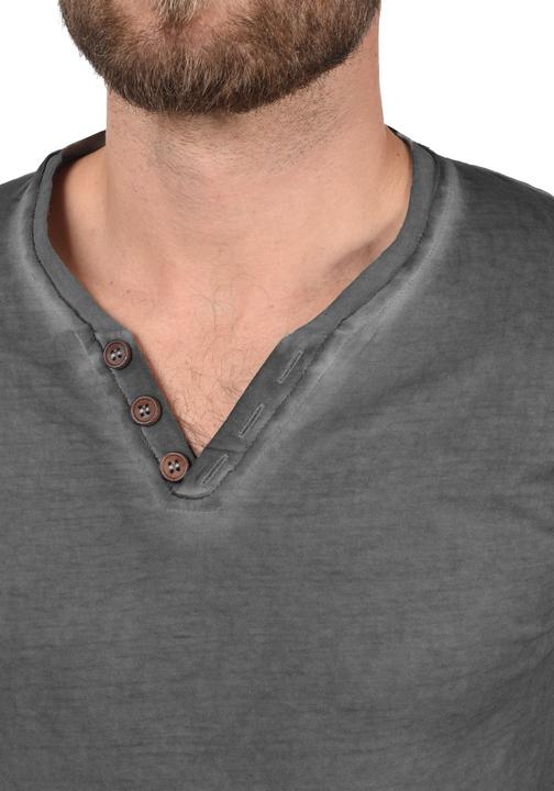 Actual product image Solid Tinox Men's Longsleeve With V-Neck Made Of 100% Cotton (L)