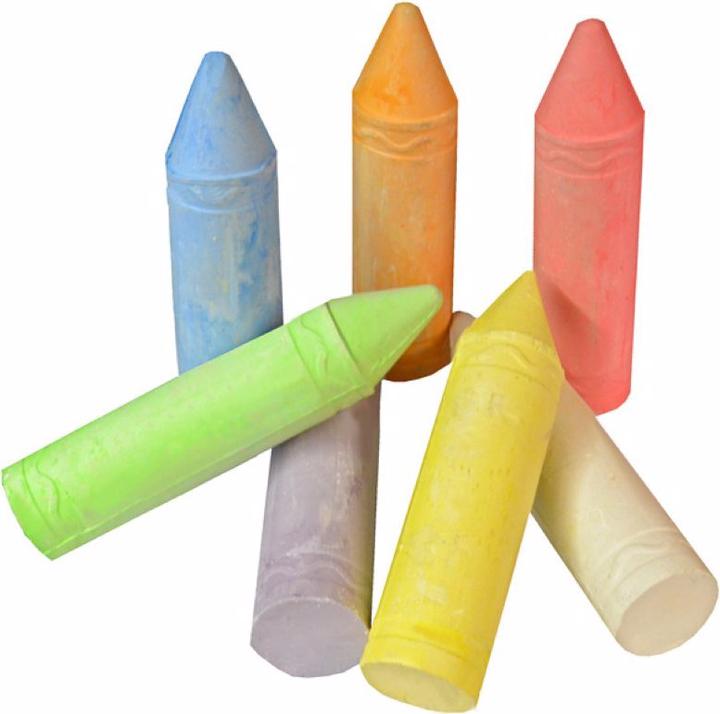 Sombo Strassenmalkreide XXL (Mehrfarbig, 7 x)
