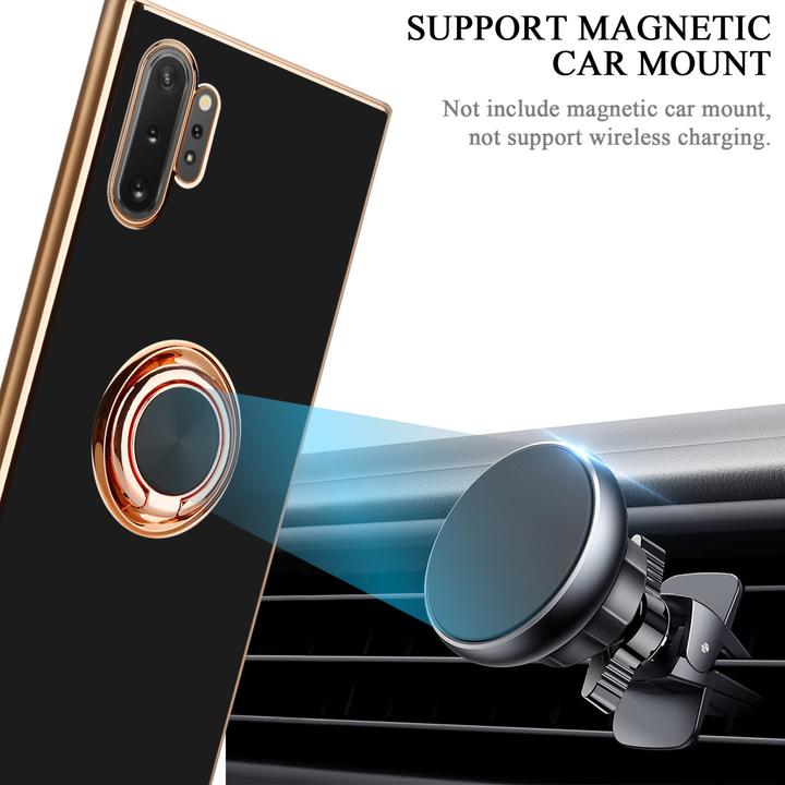 Image du produit Cadorabo Etui pour Samsung Galaxy NOTE 10 PLUS en TPU avec protection de l'appareil photo et anneau LM089 (Samsung Galaxy Note 10 Plus)